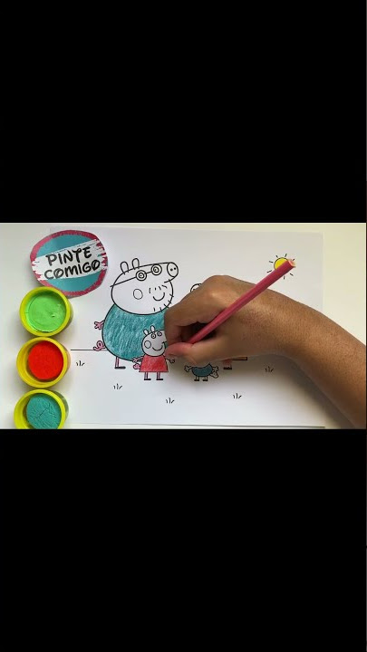 Peppa Pig - 5 top desenhos para colorir, decoração e mais! - Desenhos para  Colorir