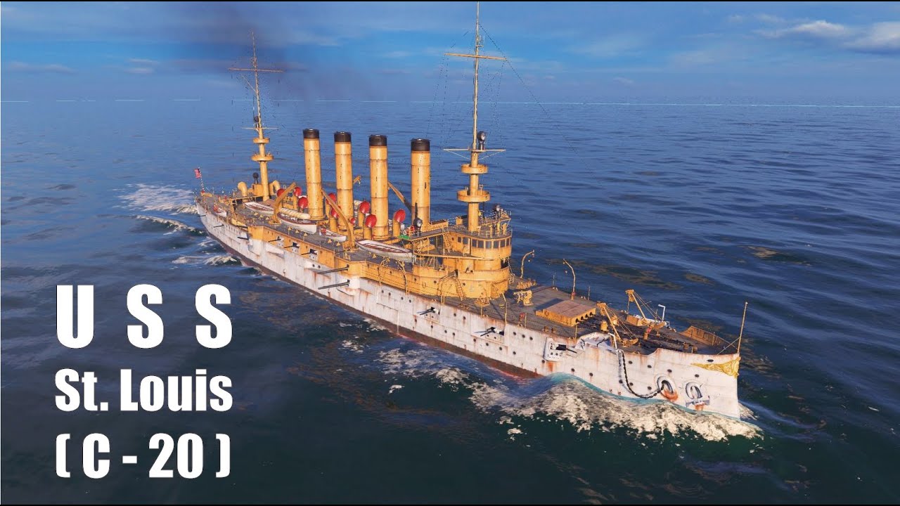World Of Warships - USS St. Louis (C-20) - YouTube