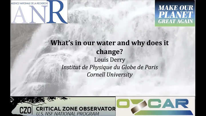 Louis Derry - Whats in our water and why can it ch...