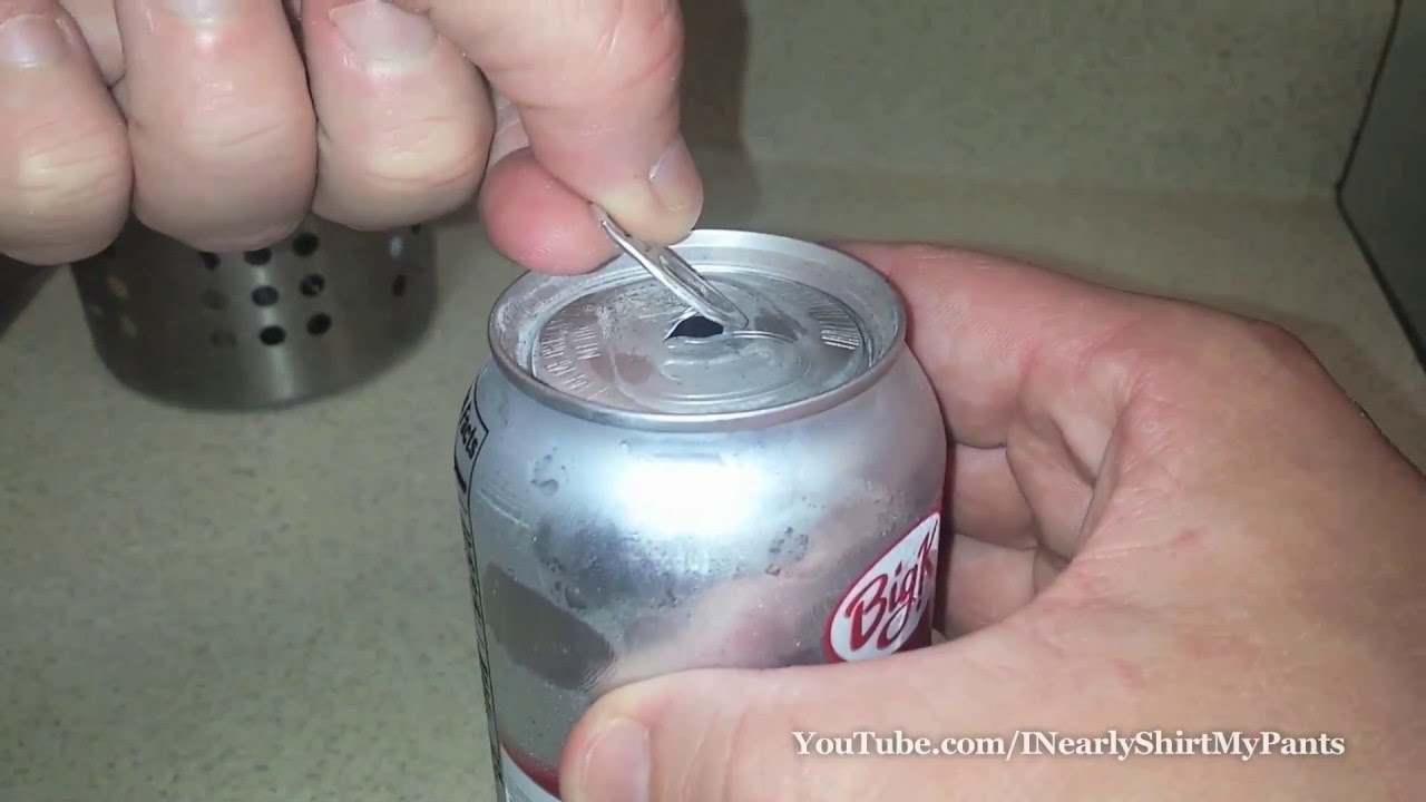 The Easiest Way to Open a Soda Can