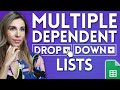 How To Create MULTIPLE Dependent Drop-Down Lists in Google Sheets