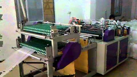 double layers air bubble bag making machine