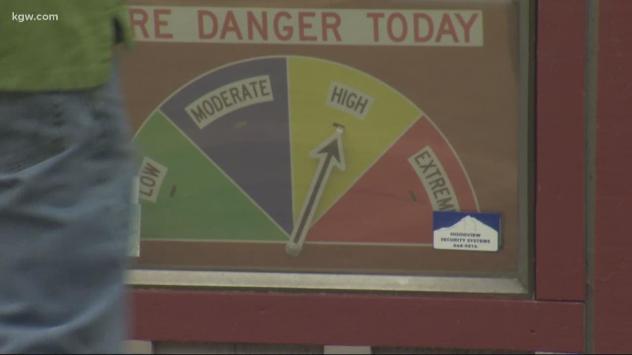 High winds and dry conditions increase fire danger - YouTube