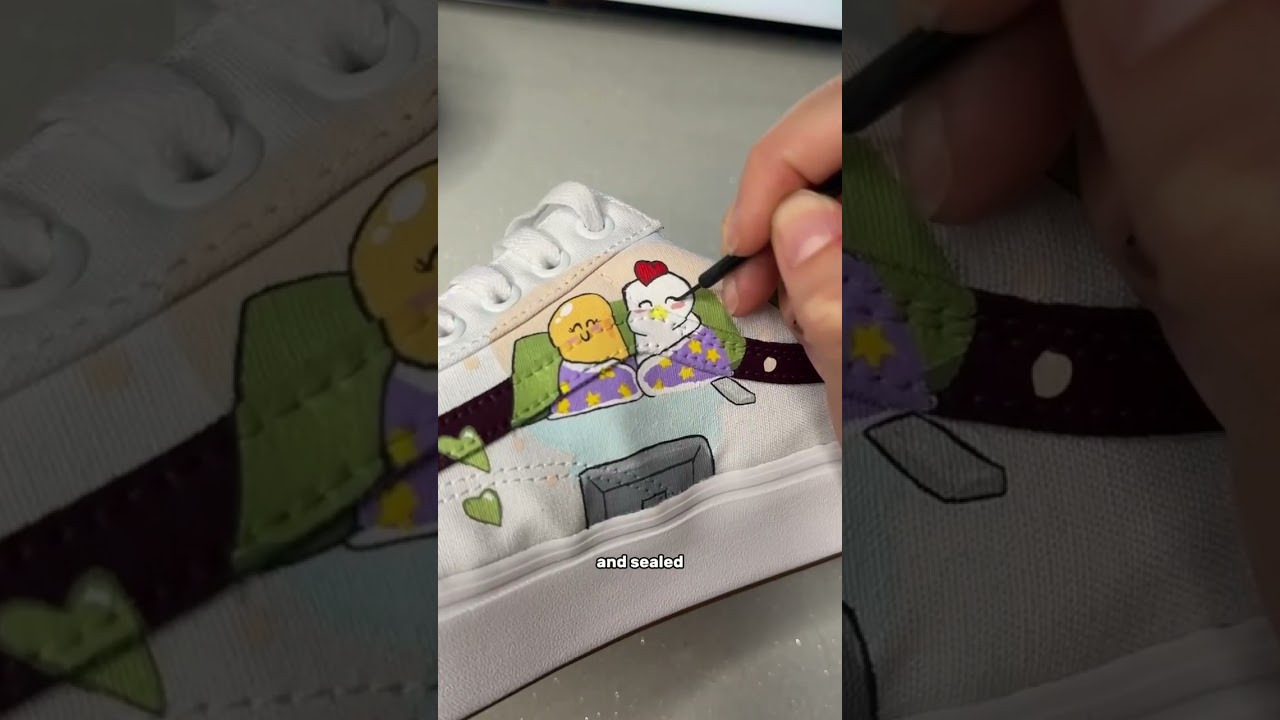 Can you use Angelus Paints on fabrics/canvas? Yes! 🙌🎨 (@sneakerqueenscustoms)