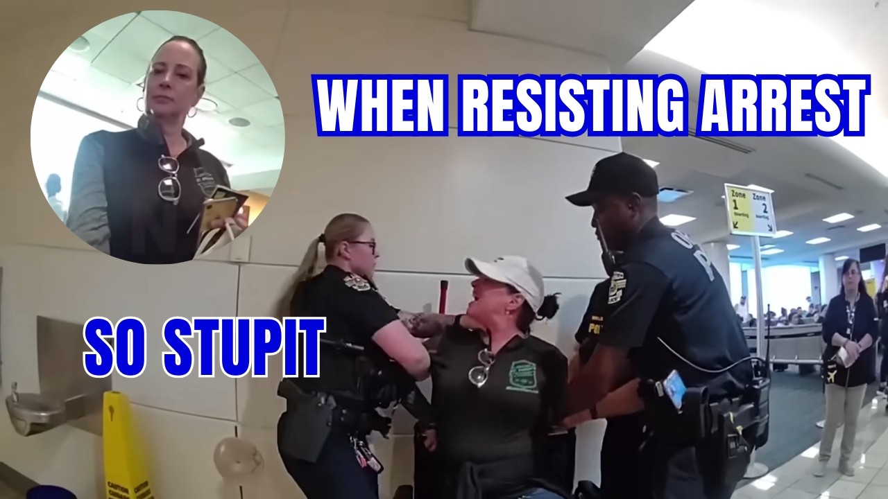 Airport Passenger's Arrest Goes Wrong - When Resisting Arrest Adds ...