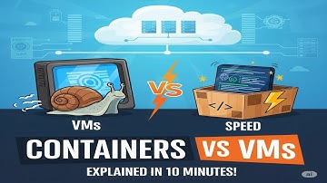 Containers vs VMs Explained 🔥 | Learn Docker & Cloud Scaling in 10 Minutes!