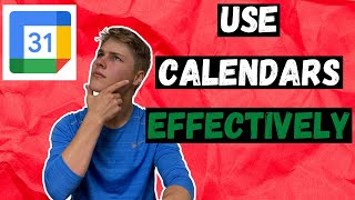How To Use Google Calendar in College
