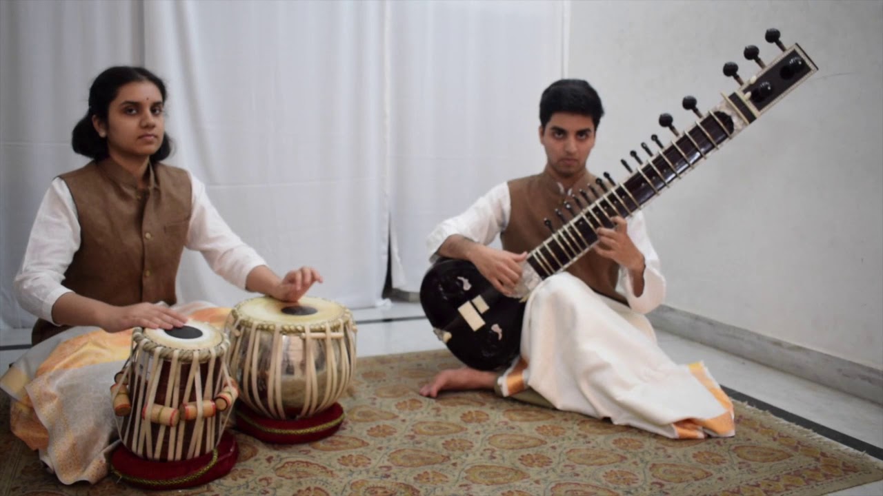 Ekla Cholo Re- Sitar and Tabla-Heythereabaadi Rockstars