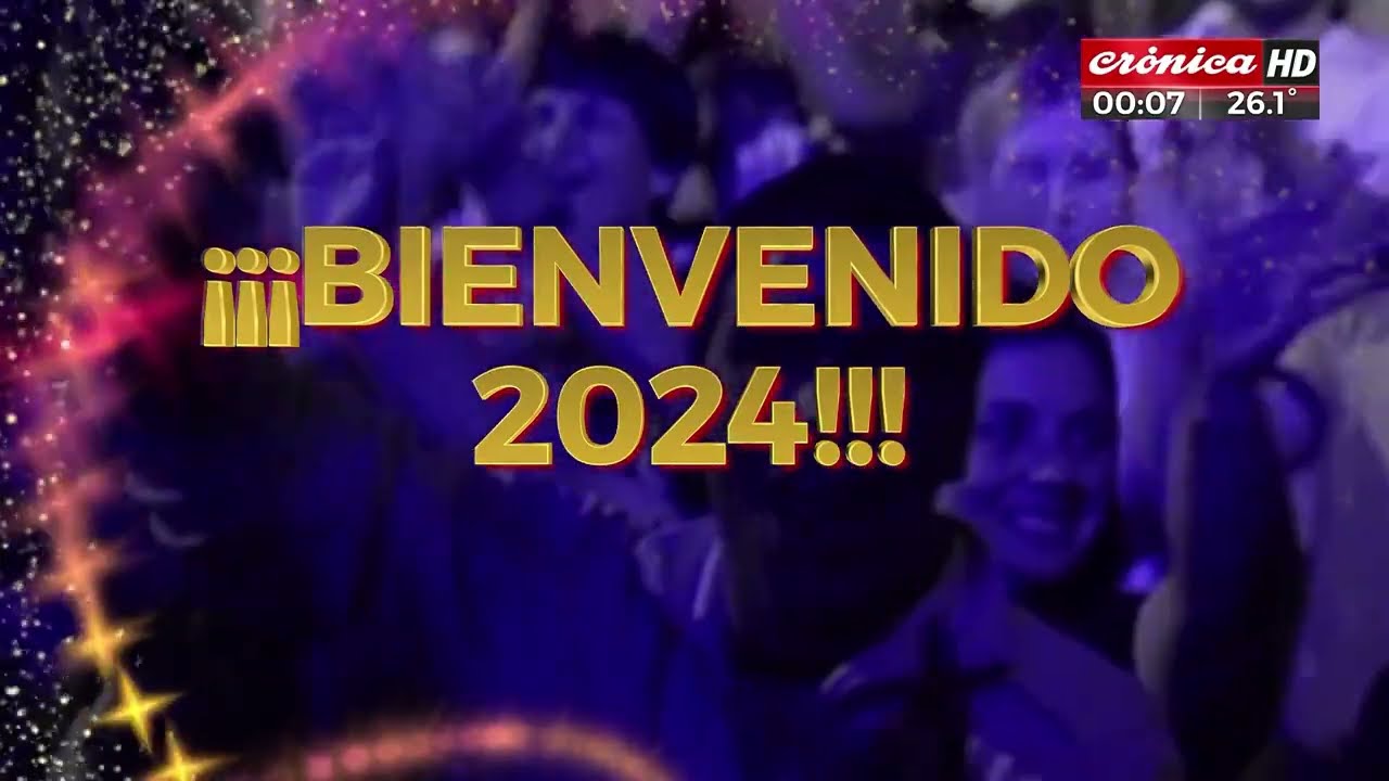 Crónica TV Argentina | Cuenta Regresiva Año Nuevo 2024 | 31/12/2023 - 01/01/2024