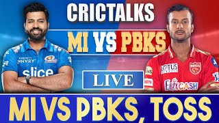 Live: MI Vs PBKS, Match 23, Pune | CRICTALKS | TOSS & PRE-MATCH | IPL LIVE 2022