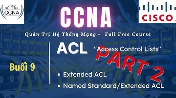 "ACL - Access Control List" - Part 2 | Buổi 9 | CCNA | Quản Trị Hệ Thống Mạng