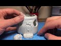 DIY DAS Paper Clay  Fairy House/Hut Lantern  Night Light House Craft Idea