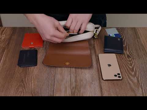 Красива сумка жіноча з клапаном з натуральної шкіри Vintage 22431 Біла, видео 1