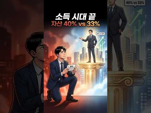 자산 40% vs 소득 33%… 이것 때문에 다들 놀랐다 #shorts