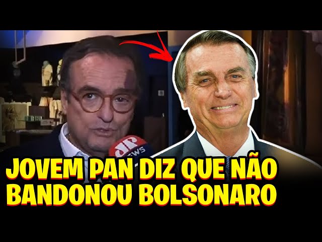 Jovem Pan ENTRA em PANE e Tenta Dizer que NÃO ABANDONOU Bolsonaro