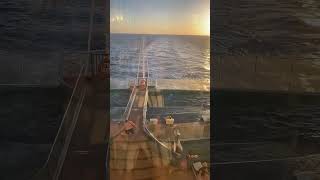 MSC Seashore aft elevators sunset infinity pool
