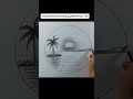 Easy Circle Scenery Drawing01Pencil Sketch for Beginners#...more#drawing #foryou #scenery#shortvideo