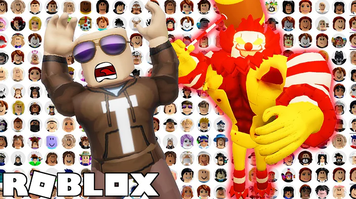 I played Ronald but 700 players on Roblox!
