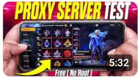 I Test Free Fire Proxy Server On Android (No Root)