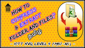 How to Compress and extract folders and files - Tamil |ICTT NVQ L4 M01.A6|BBFs|Mr.BeardBoy
