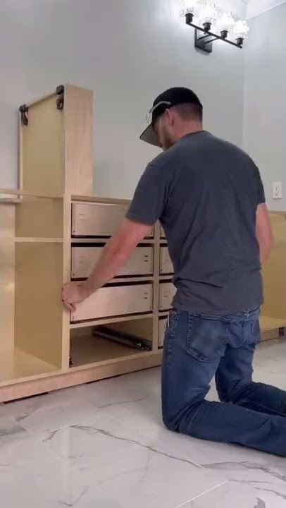 Installing undermount  Drawer Slides 👍 Amazing Drawer