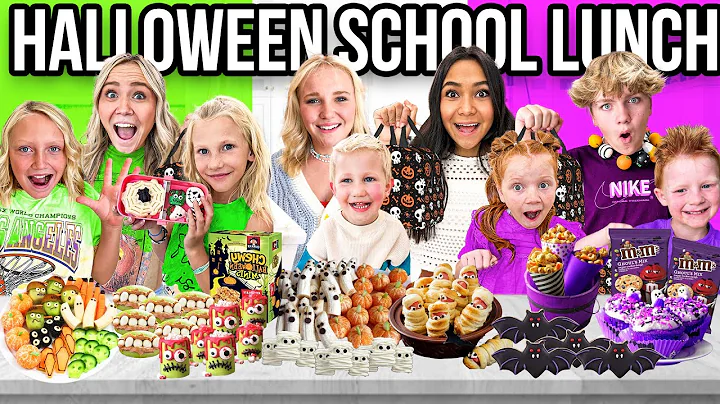 SCHOOL LUNCH PLANNiNG and PREP for LARGE Family! M...