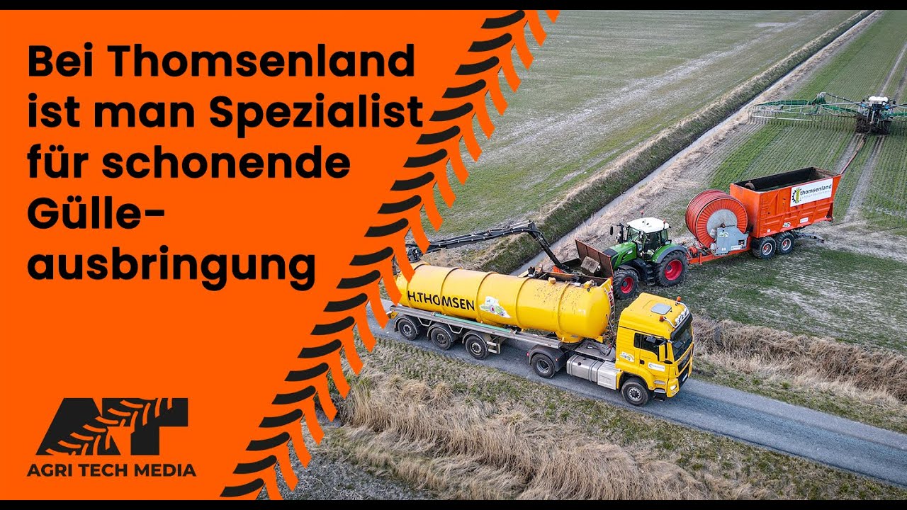 🇩🇪 Bei Thomsenland ist man Spezialist für schonende Gülleausbringung