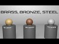 Brass bronze steel