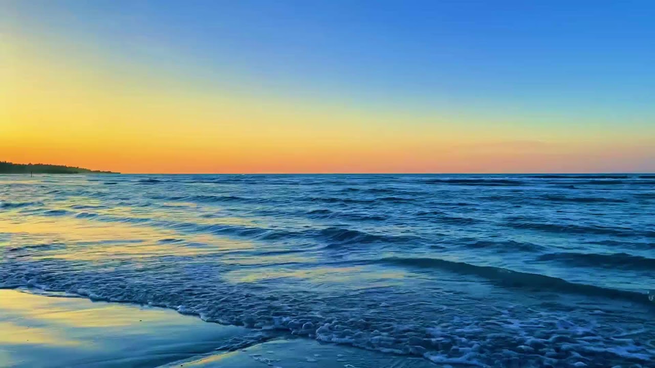 Relaxing Night Surf Sounds for Sleep, Meditation, and Calm Mind