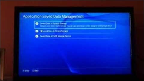 Ps4- How to Access Cloud Saves