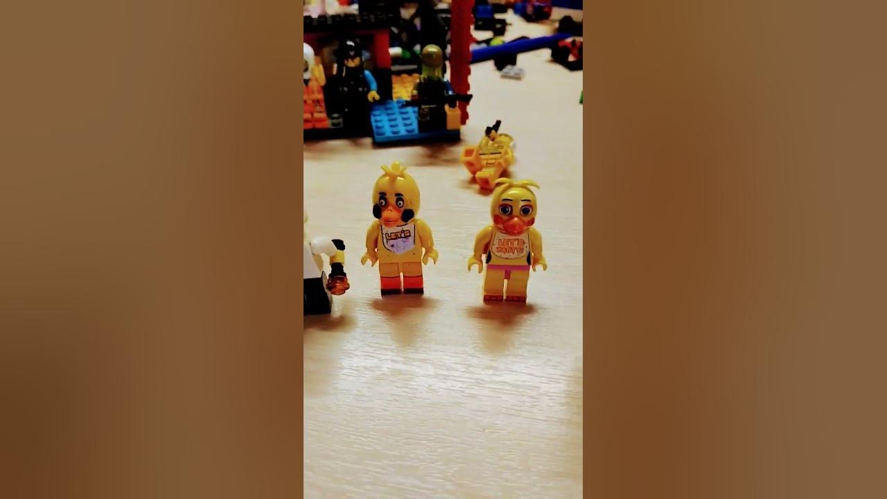 фигурки фнаф + фигурки из лего - YouTube