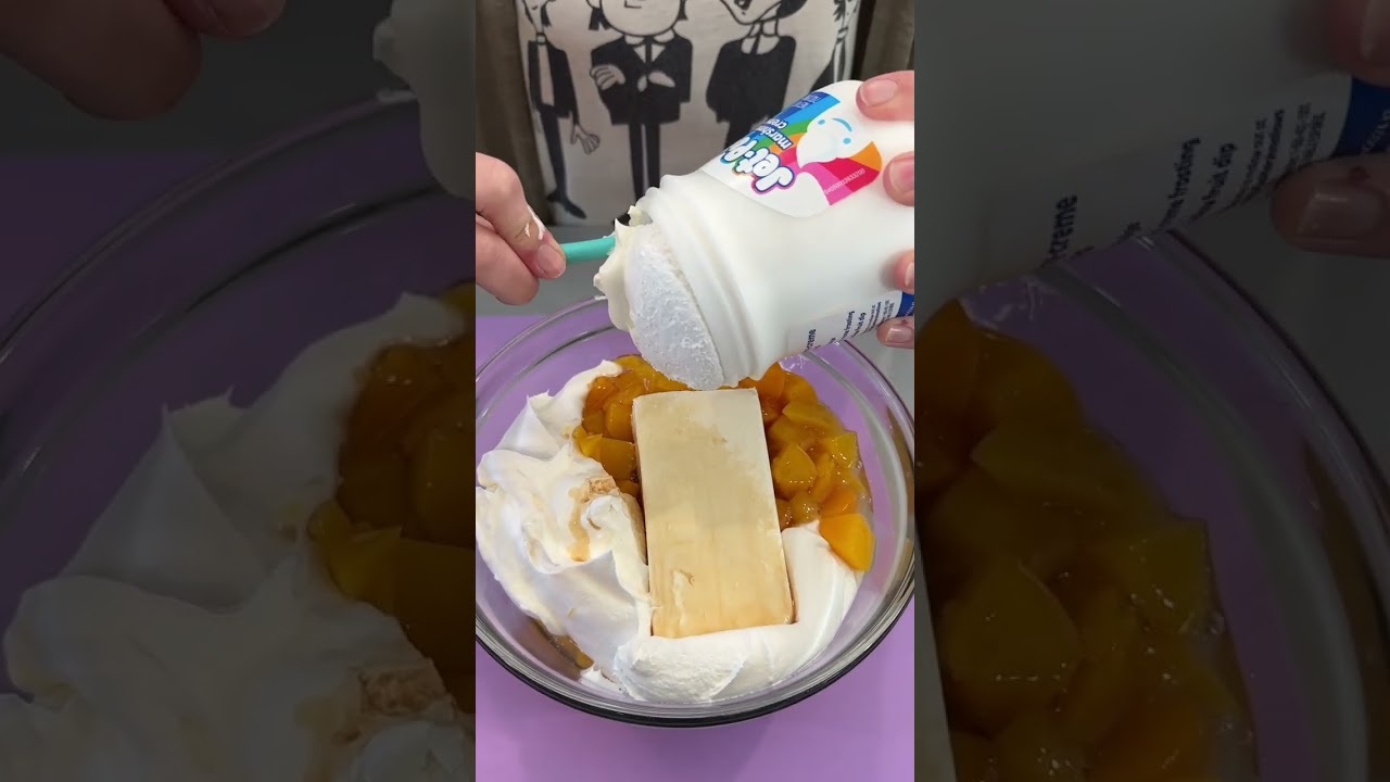 Соус из персиков и сливок — просто объедение!