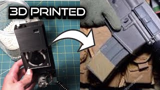 3D printed airsoft magazine (self winding)