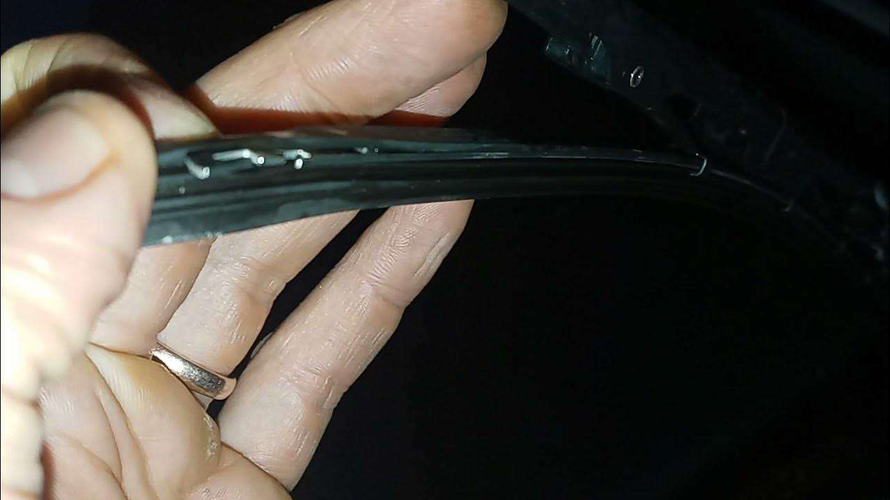 How to replace windshield wiper blades on Subaru Tribeca. - YouTube
