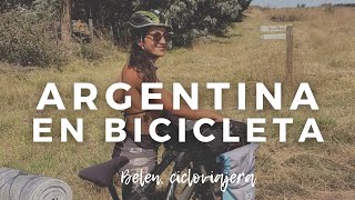 Belén Francesena | Cicloviajera Argentina | Locutor con mochila