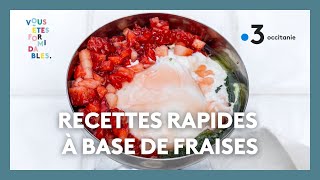 Zéro déchet - Recette rapide à base de fraises