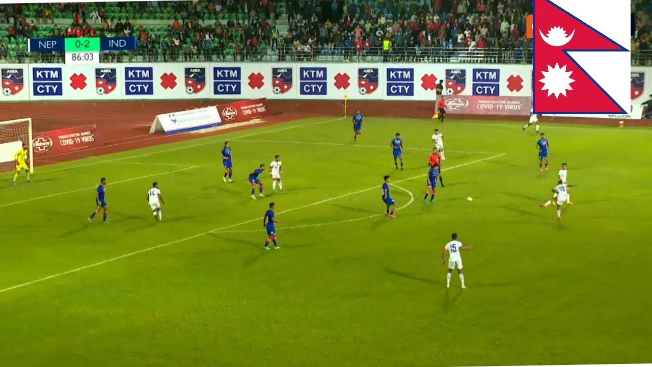 Tej Tamang goal for nepal / nepal vs india(1-2) | Nepal Vs India football extended highlight