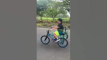 First time to ride a bike with sidecar @ Filinvest