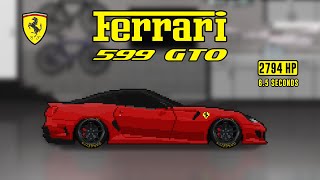 Pixel car racer - ferrari 599 gto build and gameplay | pcr loveghvst
mod