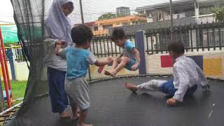 After School - Playing Trampoline