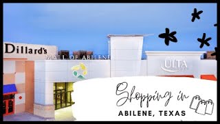 Shopping in ABILENE, TEXAS!