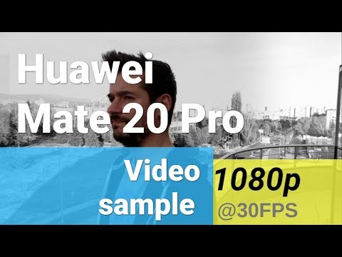 Huawei Mate 20 Pro 1080p AI Color video