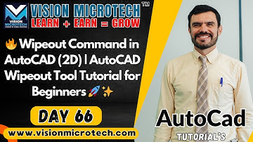 🔥 Wipeout Command in AutoCAD (2D) | AutoCAD Wipeout Tool Tutorial for Beginners 🚀 ✨