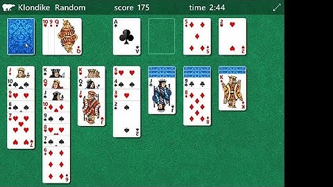 solitaire card game gameplay walkthrough Klondike version