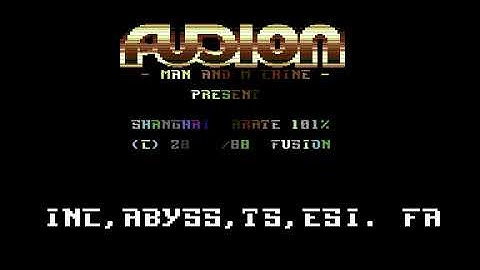 Fusion Intro 02 ! Commodore 64 (C64)