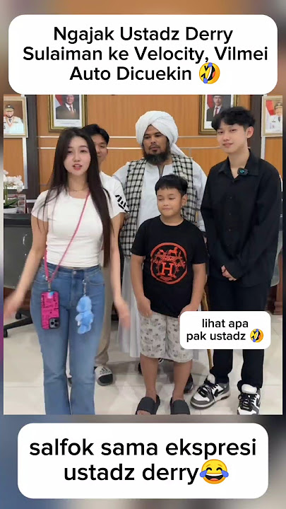 Ngajak Ustadz Derry Sulaiman ke Velocity, Vilmei Auto Dicuekin 🤣#vilmei #derrysulaiman #shortvideo