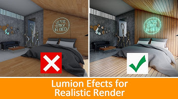 PHOTOREALISTIC RENDERING IN LUMION - Lumion settings and Effects