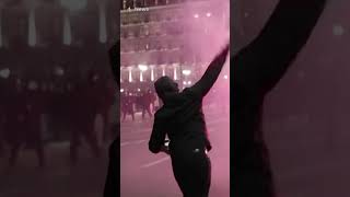 Protesters throw petrol bombs at police in Greece