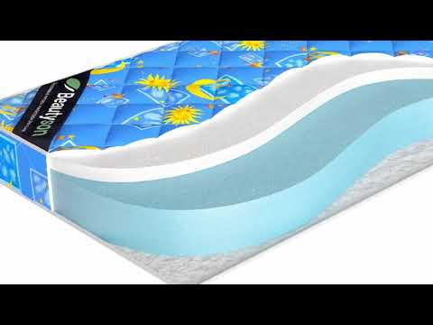 Детский матрас без клея Beautyson "Baby Airfoam Fiber" видео обзор