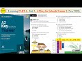 A2 KEY for Schools Trainer 1 - Listening Part 4 - Test 3 (Transcript + Key)